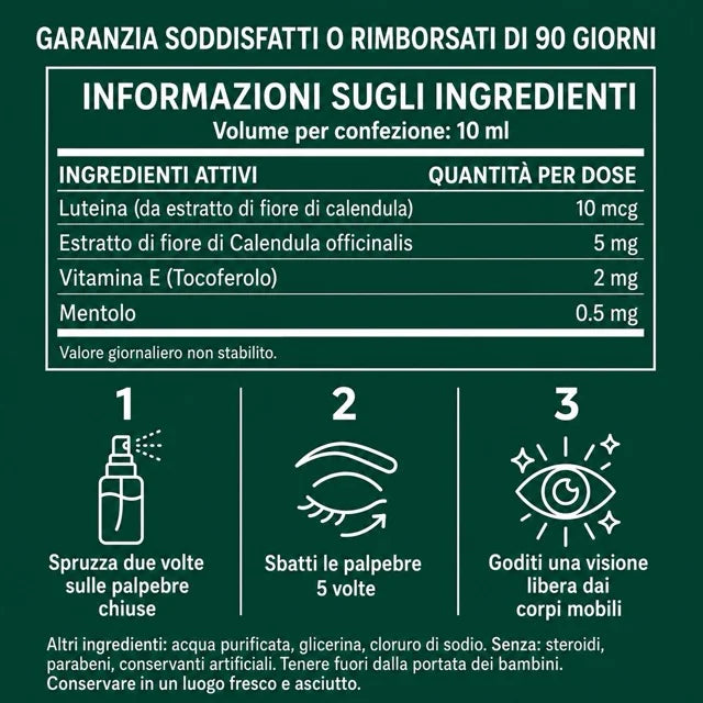 VisionPure Spray Oculare alla Luteina